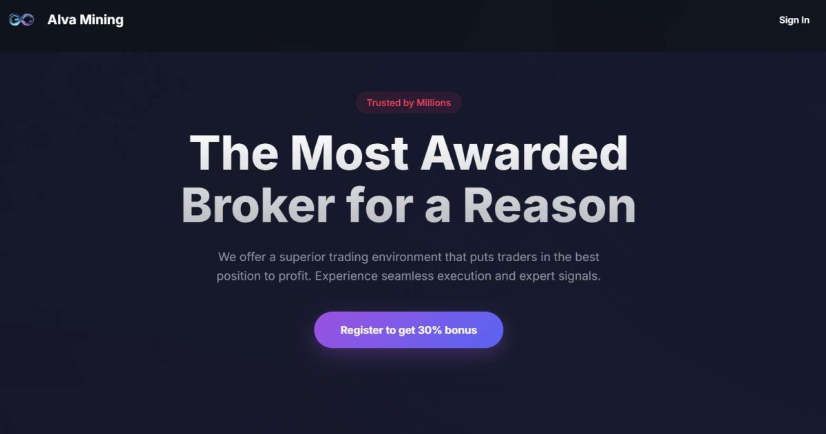 Alva Mining отзывы. Лжеброкер?