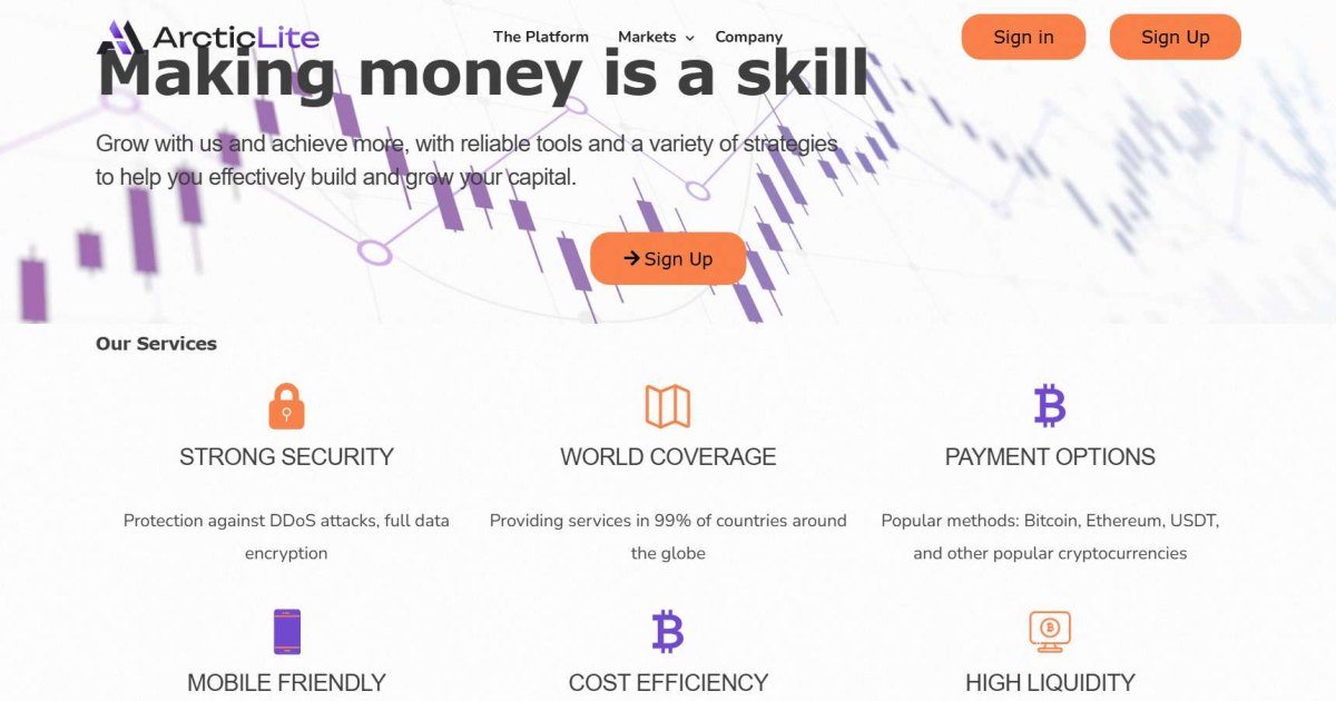 ArcticLite отзывы. Липовый брокер?