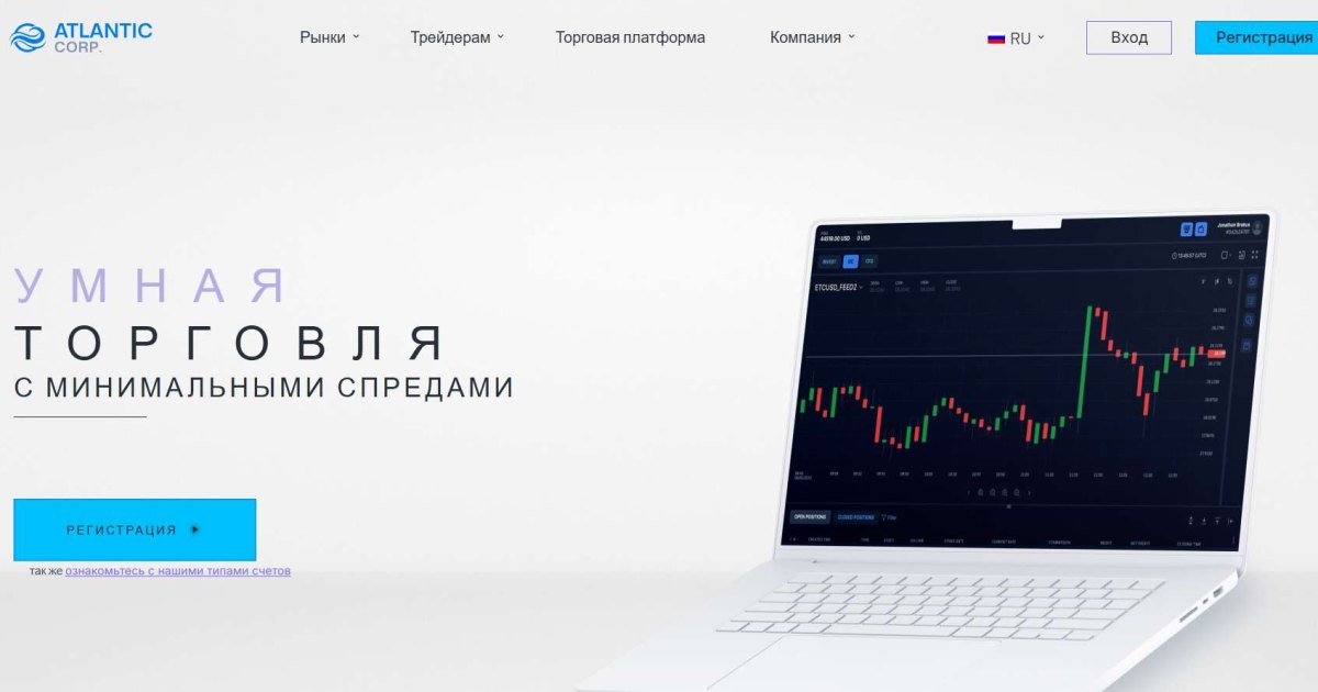 Atlantic Corp отзывы. Лжеброкер?