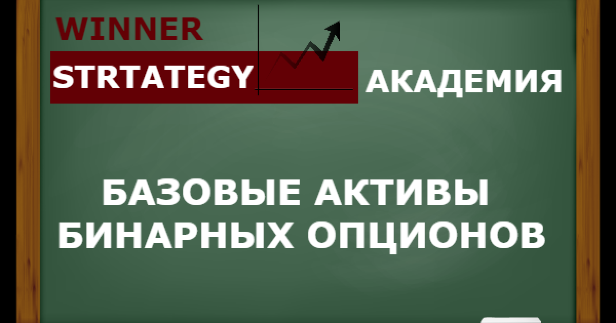 Виды активов бинарные опционы
