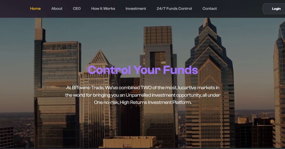 BiTowns Trade отзывы. Псевдоброкер?