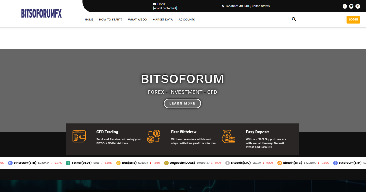 Bitsoforumfx отзывы. Псевдоброкер?