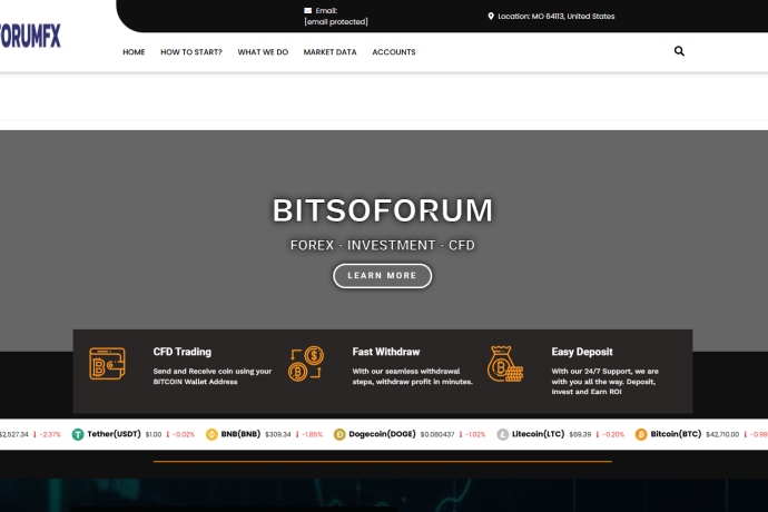 Bitsoforumfx отзывы. Псевдоброкер?