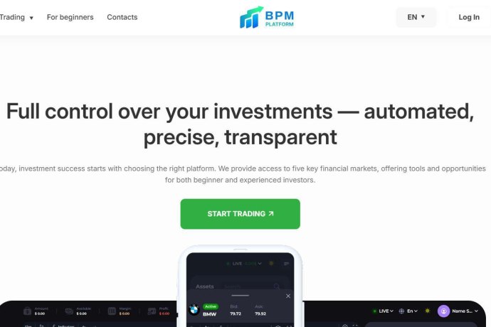 BPM Platform отзывы. Псевдоброкер?