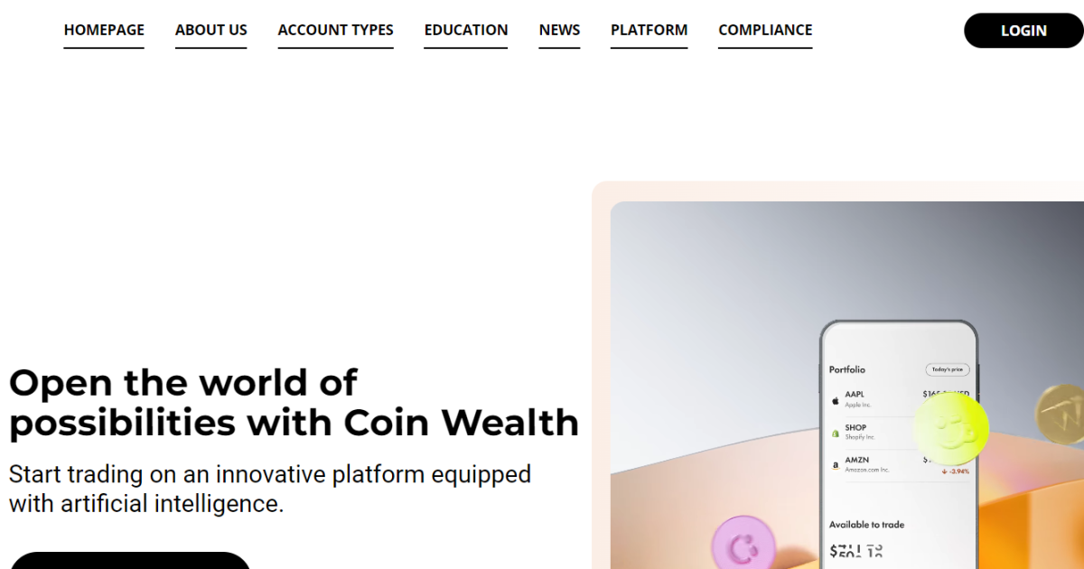 Coin Wealth отзывы. Псевдо брокер?