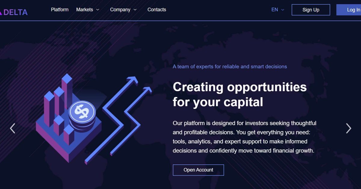 Delta Trading отзывы. Псевдоброкер?