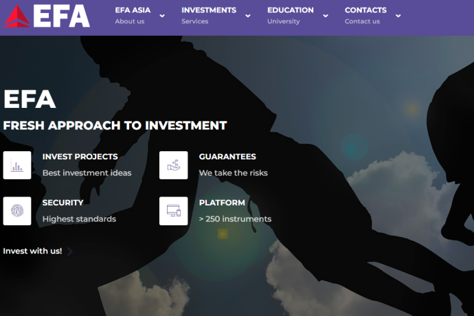 EFA Group отзывы. Фальшивый брокер?