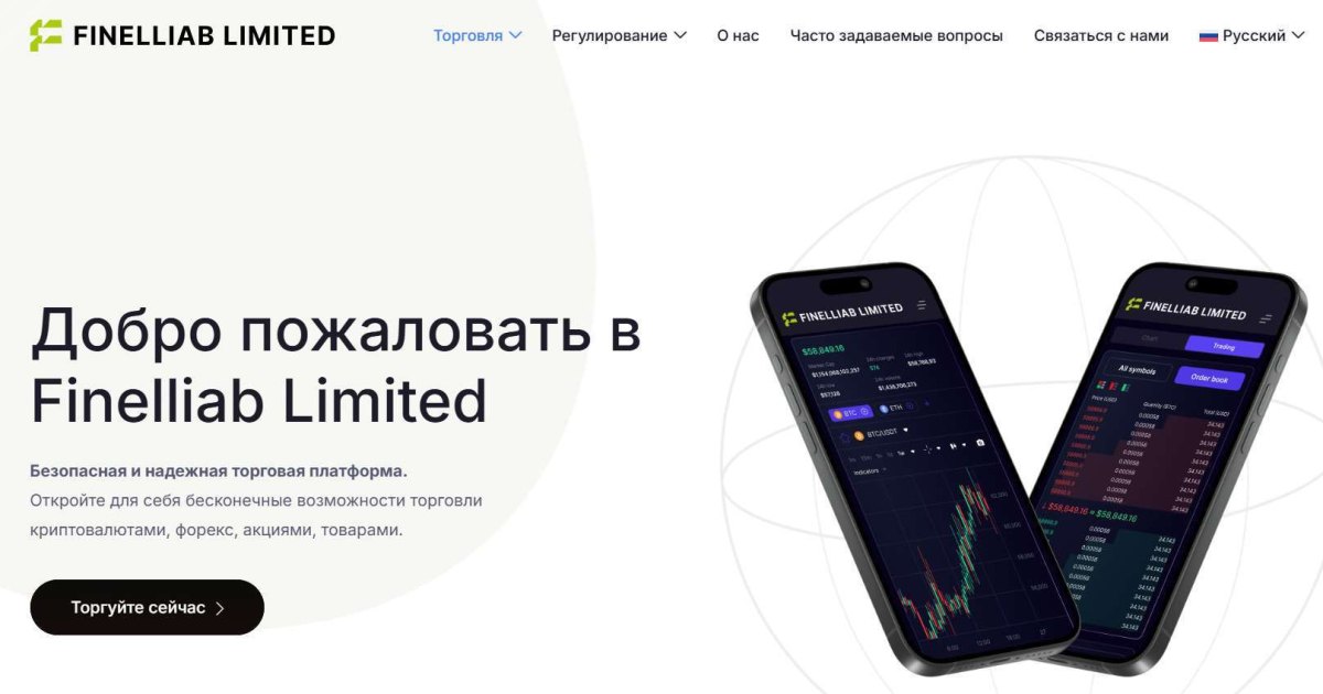 Finelliab Limited отзывы. Псевдоброкер?
