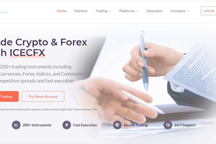 ICECFX отзывы. Фальшивый брокер?