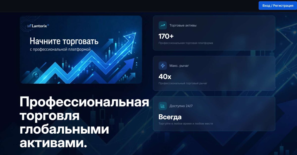 Lantorix отзывы. Липовый брокер?