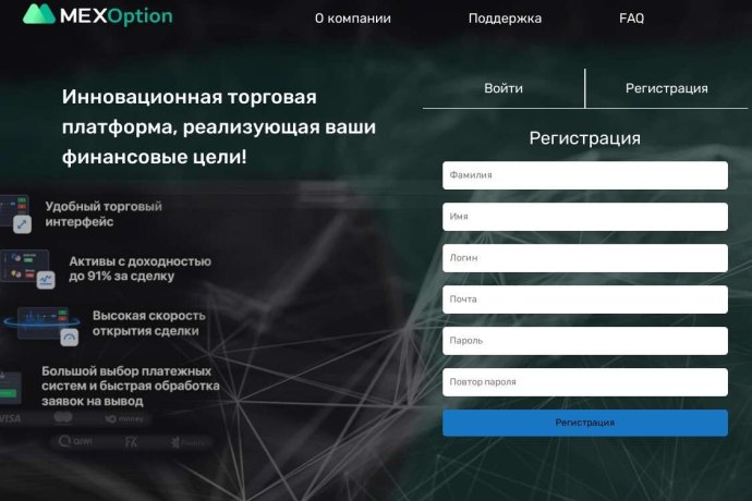 Mex Option отзывы трейдеров. Лохотрон?