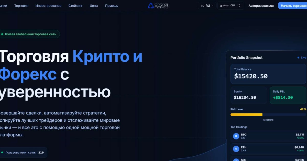 OrvantisMarkets отзывы. Это развод?