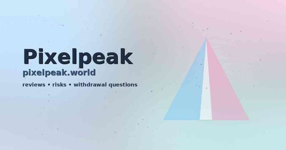 Pixelpeak отзывы. Это развод?