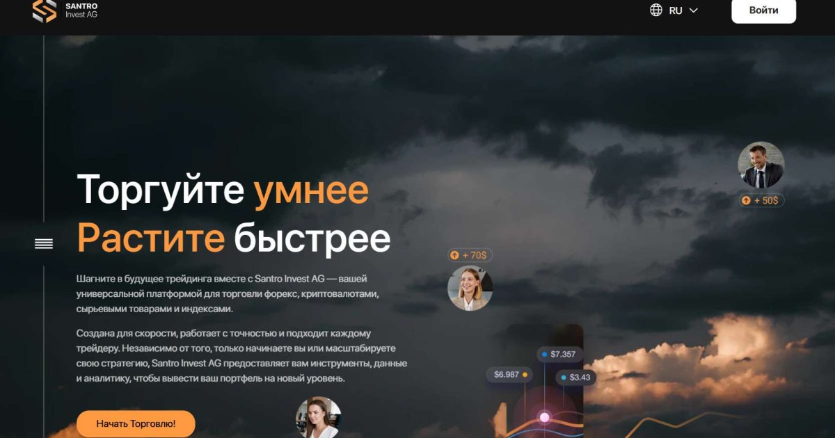 Santro Invest AG отзывы. Обман?