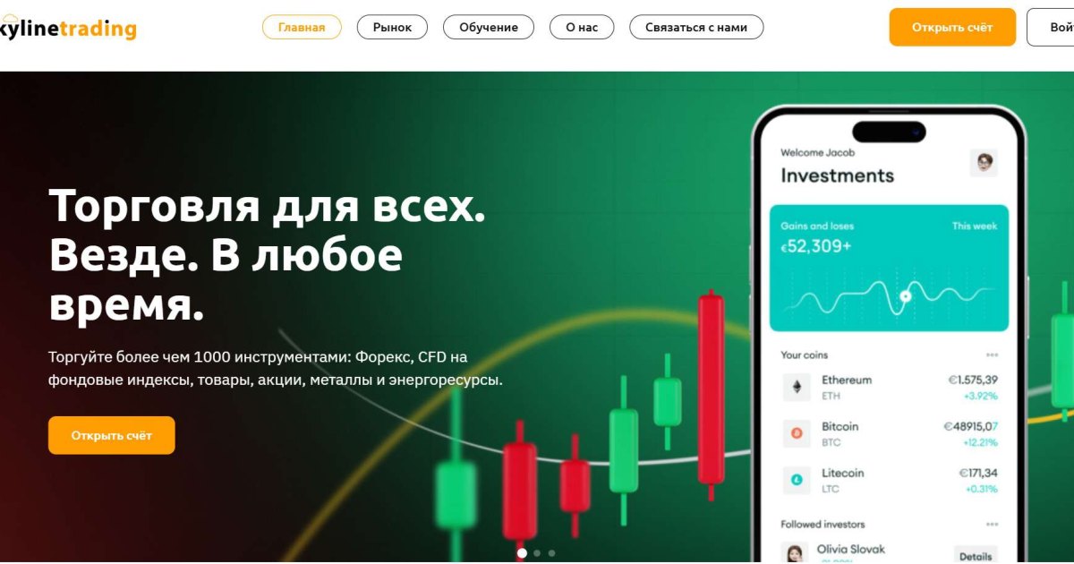 Skyline Trading отзывы. Это развод?