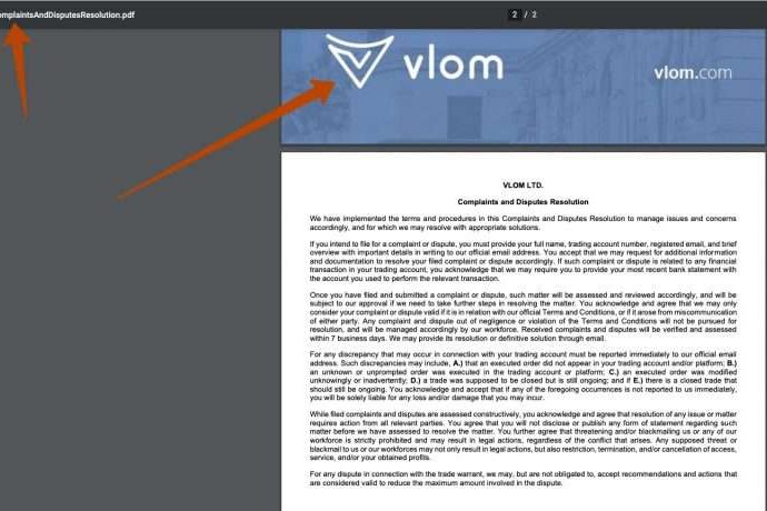 Жалоба на брокера Влом Vlom или как решить спор с брокером Влом