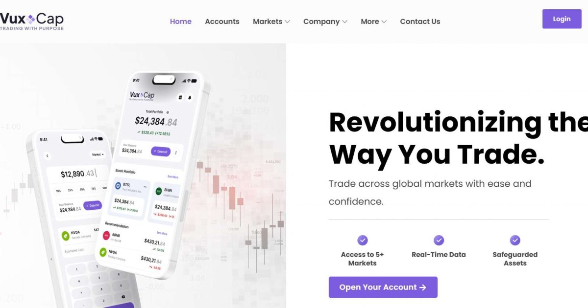 VuxoCap отзывы. Фальшивый брокер?