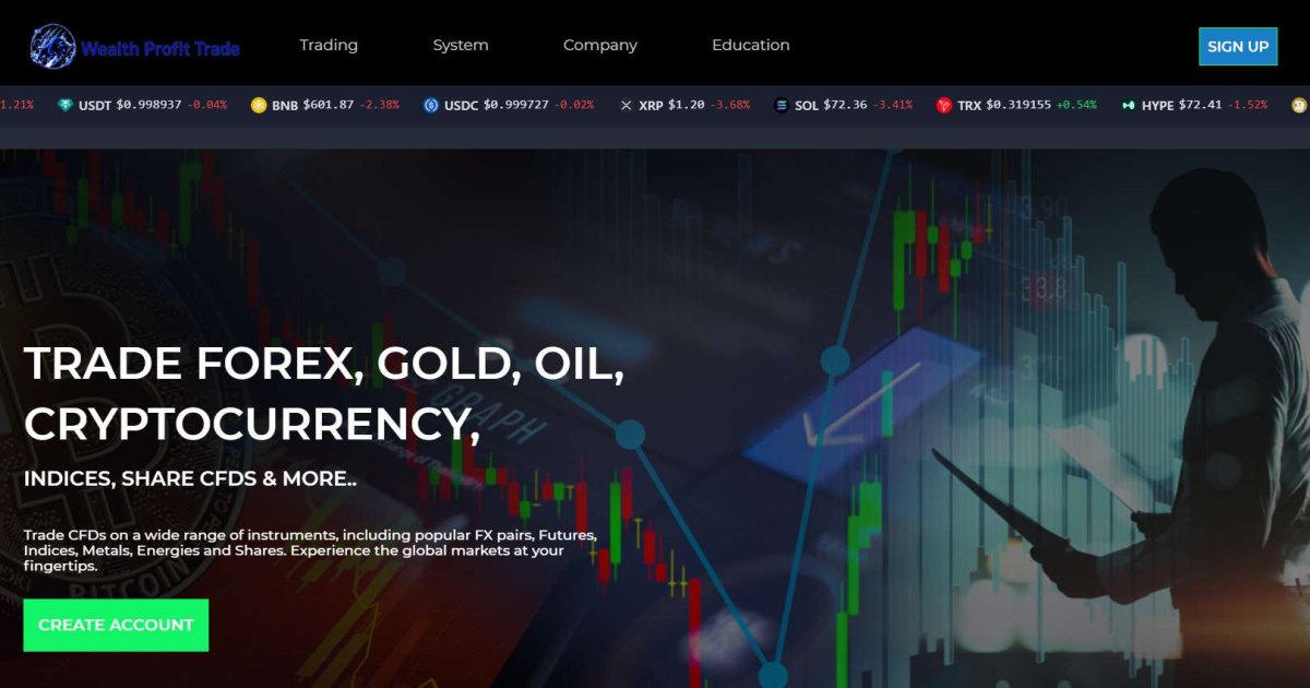 WealthProfit Trade отзывы. Лжеброкер?